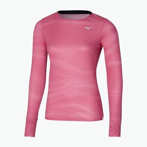 Női hosszú ujjú felső futáshoz Mizuno Premium Aero Tee sangria sunset (Premium Aero Tee J2GAA70261) kép