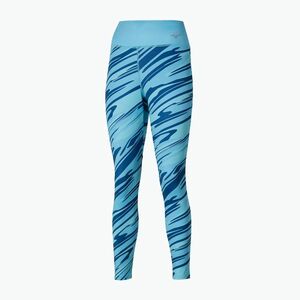 Női futóleggings Mizuno 7/8 Printed maui blue (7/8 Printed J2GBA20429) kép
