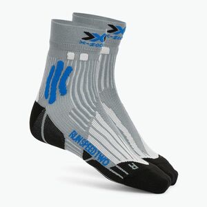 Férfi futózokni X-Socks Run Speed Two 4.0 pearl grey/invent blue (Run Speed Two 4.0 RTRSHIS23M) kép