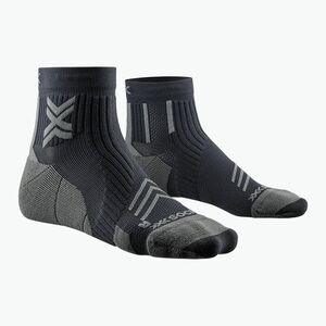 Férfi futózokni X-Socks Run Expert Ankle black/charcoal (Run Expert Ankle XSR7XPS24M) kép