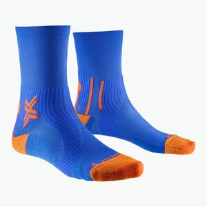 Férfi futózokni X-Socks Run Perform Crew twyce blue/orange (Run Perform Crew XSRQPMS24M) kép
