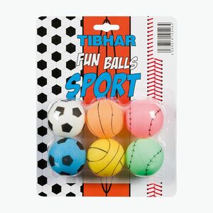 Pingponglabda Tibhar Fun Sport Balls 6 db multicolour (Fun Sport Balls 10546) kép