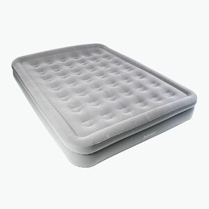 Felfújható matrac Vango Hi Rise Double Flocked Airbed nocturne grey (Hi Rise Double Flocked Airbed ABPAIRBEDN33A82) kép