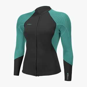 Női neoprén dzseki O'Neill Hyperfreak 2/1, 5 mm Front Zip Jacket hx3 raven/opal (Hyperfreak 2/1.5 Front Zip Jacket 5563-HX3) kép