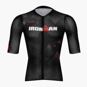 Férfi kerékpáros póló Quest Race Line France Iron Man black (Race Line France IRONMAN® S24/KKR-BASE) kép