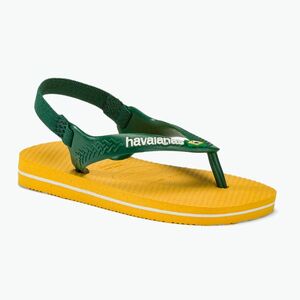 Havaianas Baby Brasil Logo II pop yellow / amazon gyermek szandál (Baby Brasil Logo II H4140577) kép