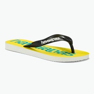 Havaianas Top Logomania 2 white / black flip-flop papucs (Top Logomania 2 H4145741) kép