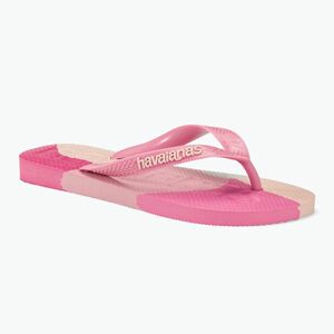 Havaianas Top Logomania Colors II crystal rose flip-flop papucs (Top Logomania Colors II H4147526) kép