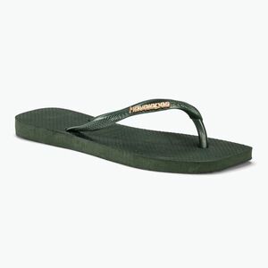 Havaianas Square Logo Metallic green olive női flip-flop papucs (Square Logo Metallic H4148257) kép