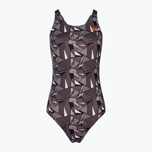 Női egyrészes fürdőruha ZONE3 OWS Renew Classic black/white (OWS Renew Classic SW22WOWSC122) kép