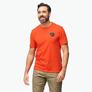 Férfi póló Fjällräven Walk With Nature flame orange (Walk With Nature F12600216) kép