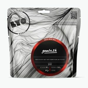 Liofilizált élelmiszer LYOFOOD Sertéspörkölt burgonyával és babbal 500 g (Gulasz Wieprzowy KE-D13M) kép