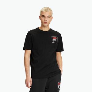 Férfi póló FILA Luton Graphic black (Luton Graphic FAM0661) kép