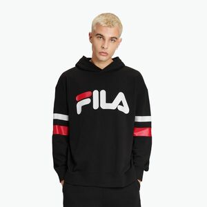 Férfi pulóver FILA Luohe Oversized Hoody black (Luohe Oversized Hoody FAM0675) kép