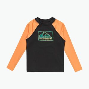 Quiksilver Everyday UPF50 black/tangerine gyerek hosszú ujjú úszófelső (Everyday UPF50 AQKWR03025-XKKN) kép