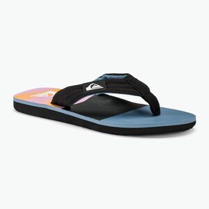 Férfi flop-flop papucs Quiksilver Molokai Layback II blue / blue / orange (Molokai Layback II AQYL101339-XBBN) kép