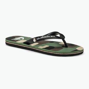 Quiksilver Molokai Art II black/brown/green férfi flip-flop papucs (Molokai Art II AQYL101360-XKCG) kép