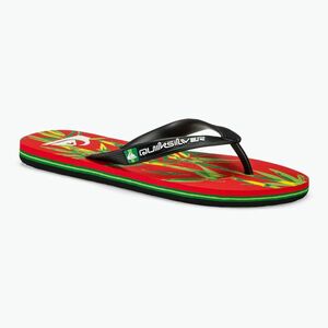Quiksilver Molokai Art II black/red/black férfi flip-flop papucs (Molokai Art II AQYL101360-XKRK) kép