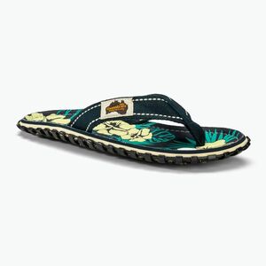 Flip-flop papucs Gumbies Islander blue hibiscus (Islander GU-FFISL107) kép