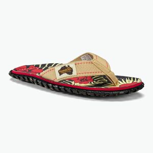 Flip-flop papucs Gumbies Islander denim hibiscus (Islander GU-FFISL109) kép
