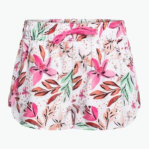 Női fürdősort ROXY Wave Printed 2 white happy tropical swim (Wave Printed 2 Inch ERJBS03230) kép