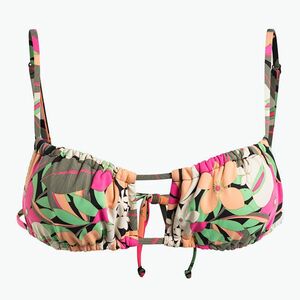 Fürdőruha felső ROXY Printed Beach Classics Bralette anthracite palm song s (PT Beach Classics ADJ ERJX305200) kép