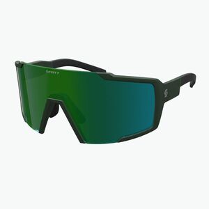 SCOTT Shield kaki green/green chrome napszemüveg (Shield 275380) kép