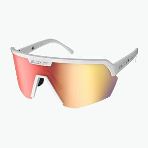 SCOTT Sport Shield white matt/red chrome napszemüveg (Sport Shield 281188) kép