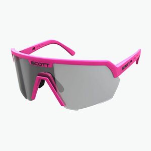 SCOTT Sport Shield LS acid pink/grey light sensitive napszemüveg (Sport Shield LS 289233) kép