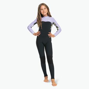 Gyerek neoprén ruha ROXY 4/3 Swell Series BZ GBS anthracite splash (4/3 mm Swell Series Back Zip GBS ERGW103057-KVJ6) kép