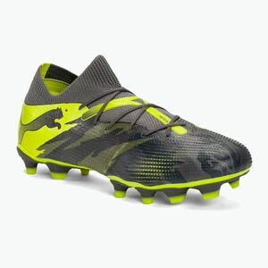 Focicipő PUMA Future 7 Match Rush FG/AG strong gray/cool dark gray/electric lime (Future 7 Match Rush FG/AG 107842) kép