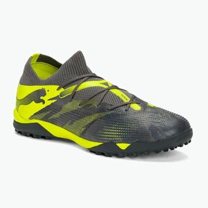 Focicipő PUMA Future 7 Match Rush TT strong gray/cool dark gray/electric lime (Future 7 Match Rush TT 107843) kép
