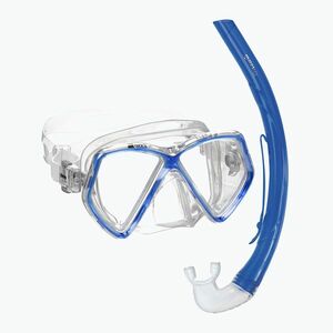 Gyerek snorkeling készlet Mares Combo Zephir Junior royal blue/clear (Combo Zephir Junior 411730) kép