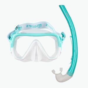 Snorkeling készlet Mares Combo Keewee mint/white/clear (Combo Keewee 411810) kép