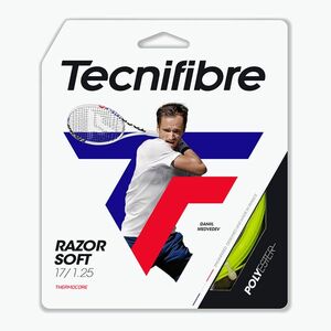 Tenisz húr Tecnifibre Razor Soft anthracite (Razor Soft 04GRAS120N) kép