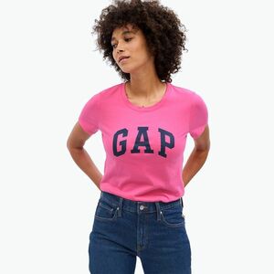 Női póló GAP V-Gap SS Classic Tee standout pink (V-Gap SS Classic Tee 268820) kép