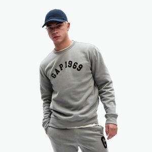 Férfi pulóver GAP 1969 Logo Crewneck pilot grey (1969 Logo Crewneck 817079) kép