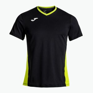Férfi tenisz póló Joma Court fekete/zöld (Court 103512) kép