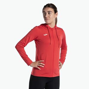 Női tenisz pulóver Joma Sculpture II Zip-Up kapucnis pulóver piros (Sculpture II Zip-Up Hoodie W901861.623) kép