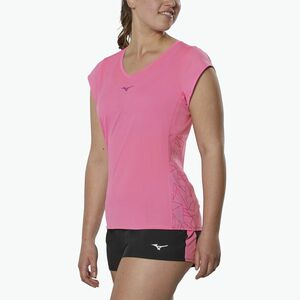 Női futópóló Mizuno Aero Tee wild orchid Mizuno Aero Tee vad orchidea (Aero Tee J2GA220064) kép