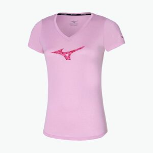Női futópóló Mizuno Impulse Core RB Tee rózsaszín levendula (Impulse Core RB Tee J2GA220765) kép