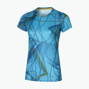 Női futó póló Mizuno Graphic Tee tejeskék (Graphic Tee J2GA270523) kép
