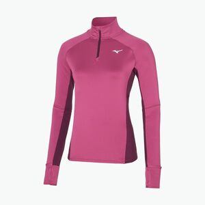 Női futópulóver Mizuno Warmalite HZ magenta haze Mizuno Warmalite HZ magenta haze (Hybrid Tee Half Zip J2GC270485) kép