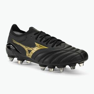 Férfi Mizuno Morelia Neo IV Beta SG futballcipő fekete/arany/fekete (Morelia Neo IV Beta SG P1GC234250) kép