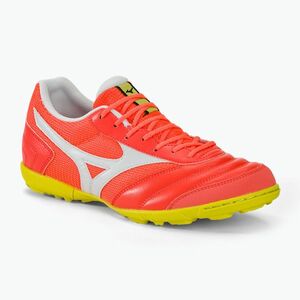 Férfi Mizuno Morelia Sala Club TF futballcipő neon láng/fehér (Morelia Sala Club TF Q1GB230380) kép
