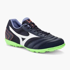 Férfi Mizuno Morelia Sala Club TF esti kék/fehér labdarúgó cipő (Morelia Sala Club TF Q1GB230383) kép