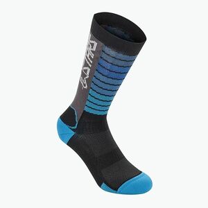 Alpinestars kerékpáros zokni Drop 22 fekete/aqua (Drop 22 1706720/1097) kép