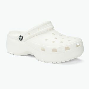 Papucs, női Crocs Classic Platform Clog white (Classic Platform Clog 206750-100) kép