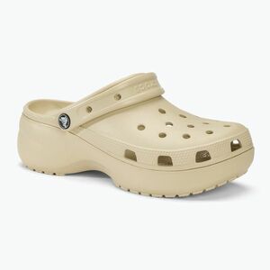 Papucs, női Crocs Classic Platform Clog bone (Classic Platform Clog 206750-2Y2) kép