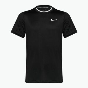 Férfi Nike Court Dri-Fit Advantage teniszpóló fekete/fehér (Court Dri-Fit Advantage FD5320-011) kép